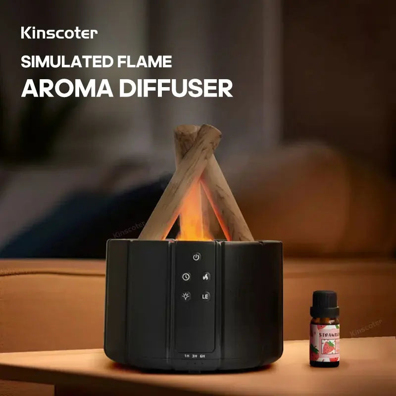 Humidificador de aromas hoguera